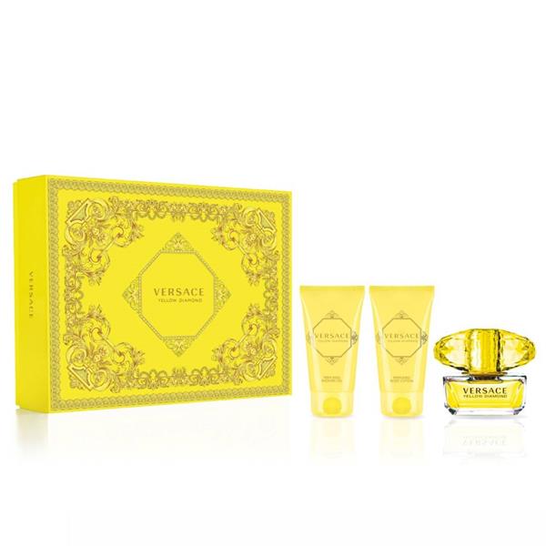8011003884889 Versace Yellow Diamond Coffret 50ml + BSG50ml + BL 50ml - Image 1