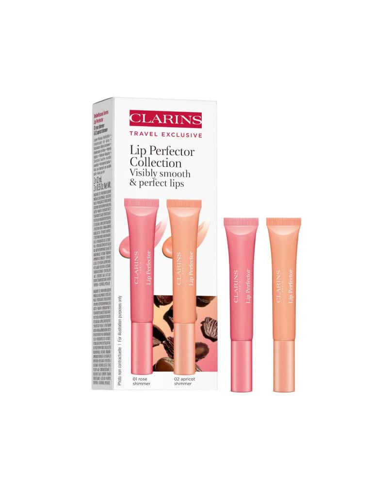 T11CLA607 Clarins Lip Perfector Duo 01&02 - Image 1