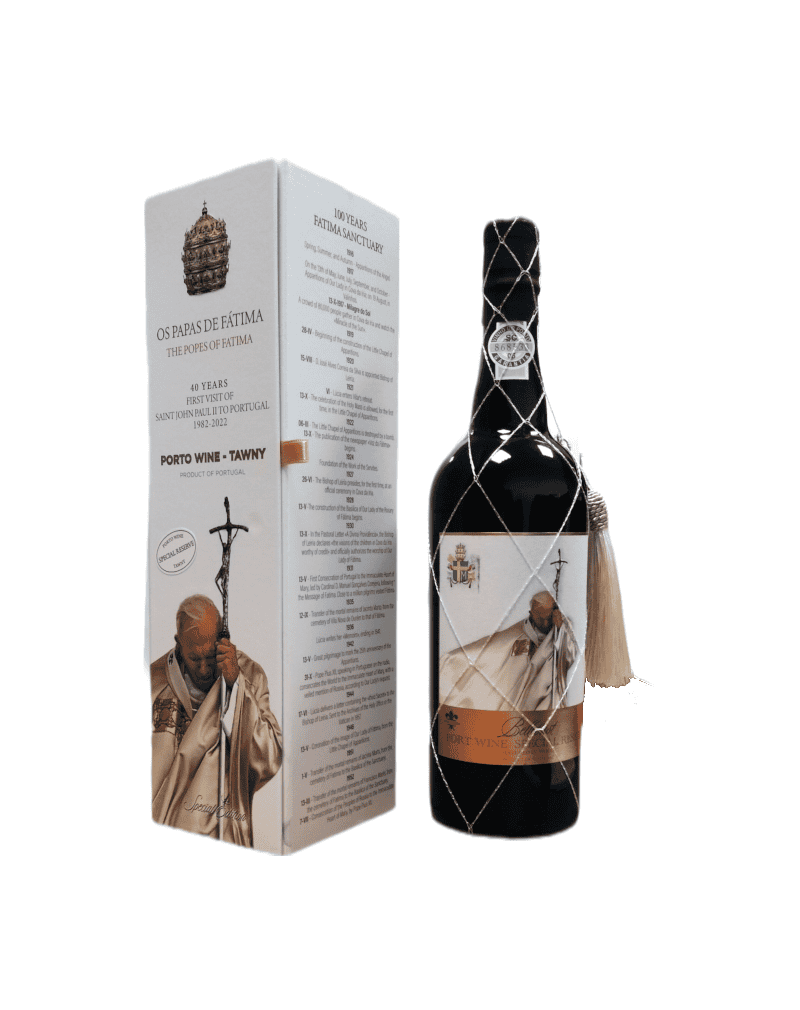 Os papas de fatima_2ven Vinho do Porto Os papas de Fátima 40 anos 1ª visita de S. João Paulo II (Versão-Inglês) - Image 1